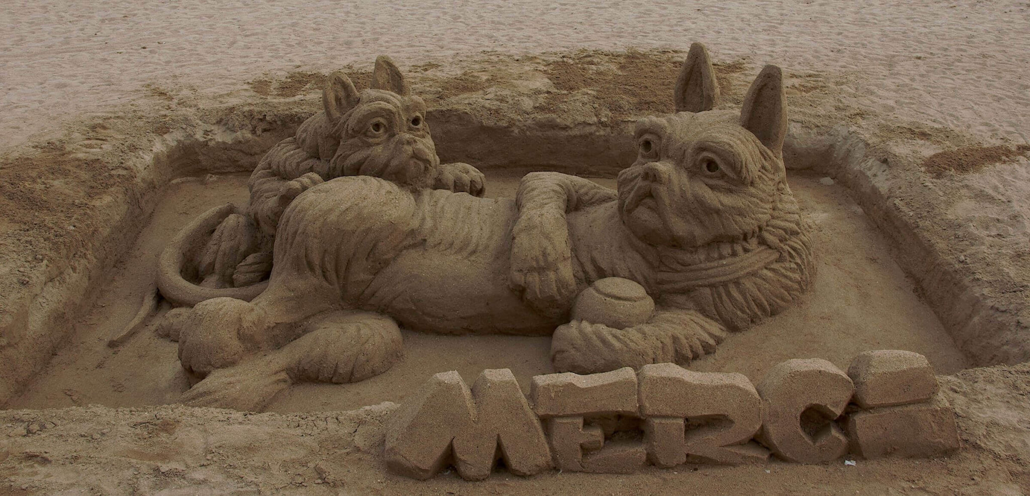 Strandbild in Cannes