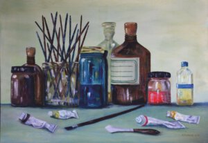 Ölmalerei Malutensilien